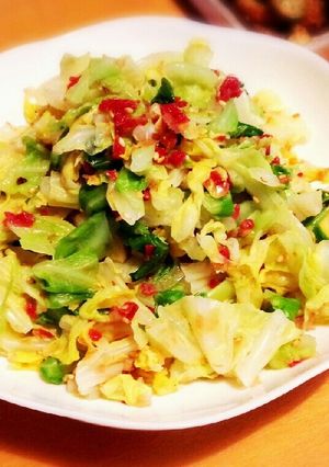 茹でキャベツの梅鰹あえ❣-レシピのメイン写真