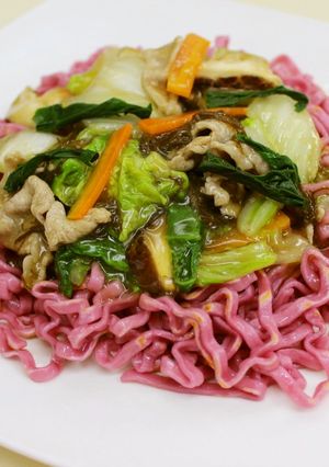紅芋のあんかけ焼きそば-レシピのメイン写真