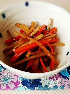 優しい味のきんぴらごぼう-レシピのメイン写真
