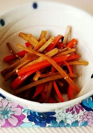 優しい味のきんぴらごぼう-レシピのメイン写真