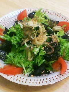 レタスと海苔の和風サラダ-レシピのメイン写真