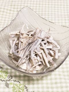 ゴボウのわさびマヨサラダ-レシピのメイン写真
