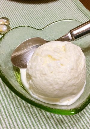豆乳檸檬アイスクリーム-レシピのメイン写真