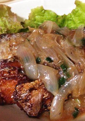 太刀魚 煮てから揚げてみた(O_o)！-レシピのメイン写真
