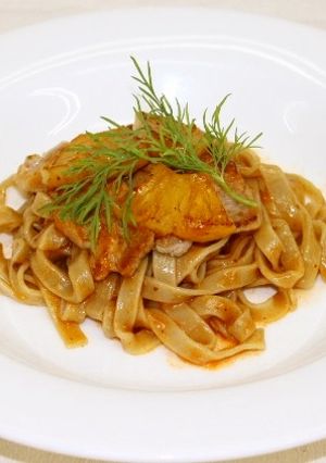 生パスタのパインソース添え-レシピのメイン写真
