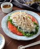 レンジで簡単☆鶏むね肉の棒々鶏。