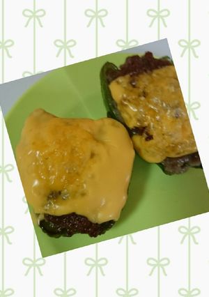 ピーマンの肉詰め-レシピのメイン写真