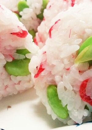 超簡単　枝豆と桜えびの混ぜご飯-レシピのメイン写真
