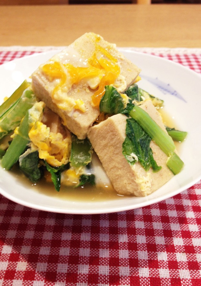 ◆戻し不要◆「高野豆腐の卵とじ」-レシピのメイン写真