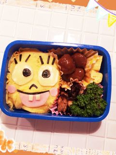 スポンジボブのキャラ弁-レシピのメイン写真