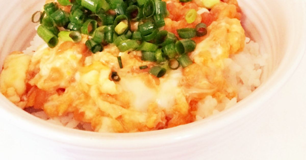 ひとりランチに☆節約玉子丼 by ♡tyana 【クックパッド】 簡単