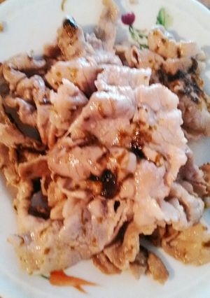 超簡単！豚肉とノリクロ-レシピのメイン写真