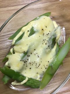 アスパラガスのマヨチーズ焼き-レシピのメイン写真