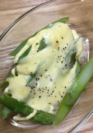 アスパラガスのマヨチーズ焼き-レシピのメイン写真