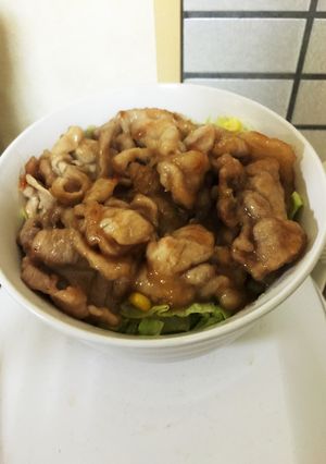 豚肉の照り焼き丼-レシピのメイン写真