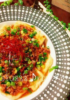そぼろあん掛け♡お豆腐ステーキ♪-レシピのメイン写真