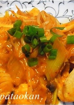 ムネ肉のキムチ炒め-レシピのメイン写真