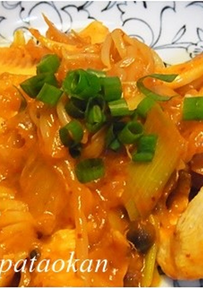 ムネ肉のキムチ炒め-レシピのメイン写真