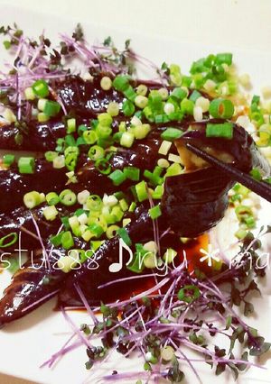 焼きなす♪ごま油＆生姜風味-レシピのメイン写真
