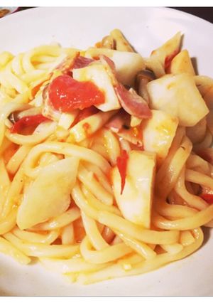 イタリアンな焼うどん♪-レシピのメイン写真