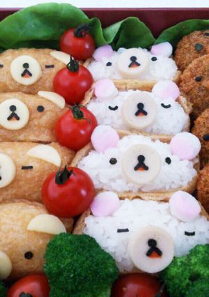 キャラ弁☆リラックマいなり弁当-レシピのメイン写真