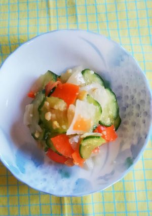 しゃきしゃき野菜の金山寺味噌和え☆-レシピのメイン写真