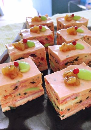 お豆しこたま！冷やす和テリーヌ-レシピのメイン写真