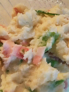 絹さやとベーコンのポテトサラダ-レシピのメイン写真