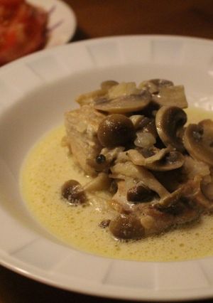 鶏肉のきのこホワイトソース-レシピのメイン写真
