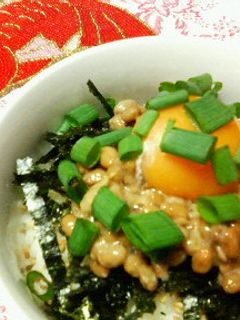 大好きな納豆☆冷めても美味♪酢飯納豆丼♪-レシピのメイン写真