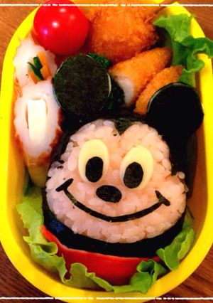 キャラ弁♡ イースターエッグ風 ミッキー-レシピのメイン写真