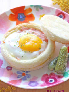 トースターde焼くだけ✿エッグマフィン✿-レシピのメイン写真