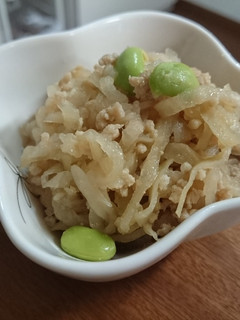 切り干し大根のそぼろ煮-レシピのメイン写真