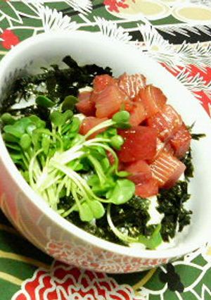 長芋トロトロ☆マグロ赤身丼-レシピのメイン写真