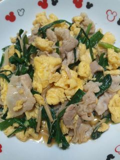 めんつゆで簡単♪ニラ玉豚肉炒め☆-レシピのメイン写真