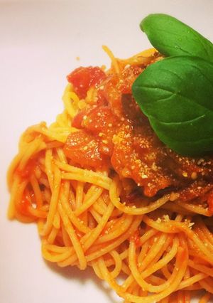 ＊超簡単！トマトとナスの本格パスタ＊-レシピのメイン写真