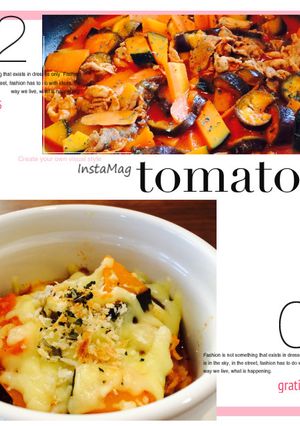 トマトジュースでトマト煮込みグラタン♪-レシピのメイン写真