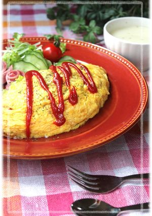 しっとりご飯*わたしのオムライス*-レシピのメイン写真