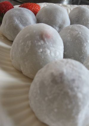 作ると安い!*いちご大福*-レシピのメイン写真
