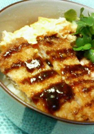 オリジナルカツたま☆貝割れ大根☆丼-レシピのメイン写真