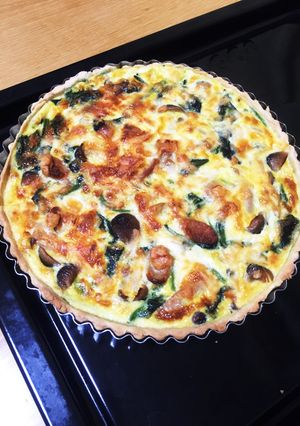 簡単生地のお手軽キッシュ-レシピのメイン写真