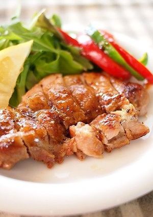 鶏肉のソテー♪ハニーマスタードソース-レシピのメイン写真