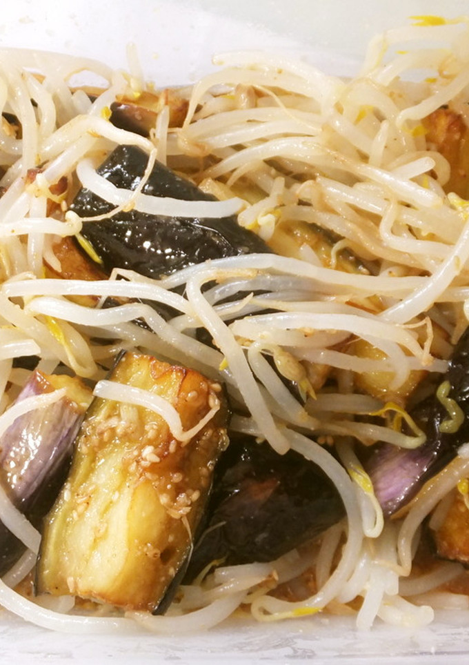揚げ物の副菜☆もやしと茄子で冷！甘酢つけ-レシピのメイン写真
