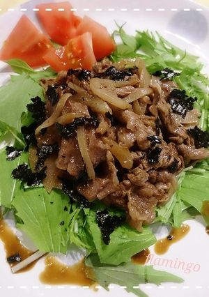 元気モリモリ牛肉バター-レシピのメイン写真