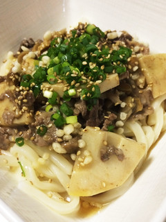 簡単✩牛肉とナメコのトロトロ冷やしうどん-レシピのメイン写真