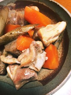 めんつゆとフライパンで簡単に鶏ゴボウ煮-レシピのメイン写真