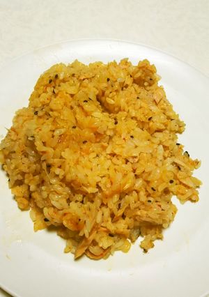 ツナキムチごまチャーハン-レシピのメイン写真