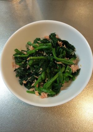簡単!ほうれん草とツナの和え物-レシピのメイン写真