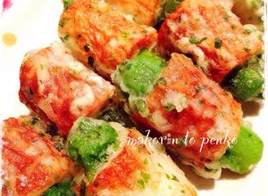 少ない油で＊ししとうとちくわの磯辺揚げ-レシピのメイン写真
