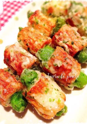 少ない油で＊ししとうとちくわの磯辺揚げ-レシピのメイン写真